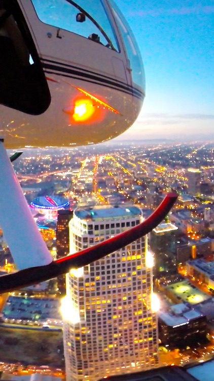 VR Los Angeles Night Helicopter Virtual Reality