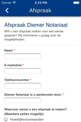 Diemer Notariaat screenshot 3
