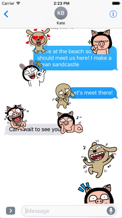 Chocolate Dog and Friends