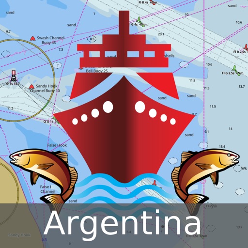 i-Boating:Argentina Marine Charts &Navigation Maps icon