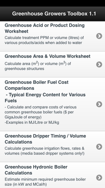 Greenhouse Growers Toolbox