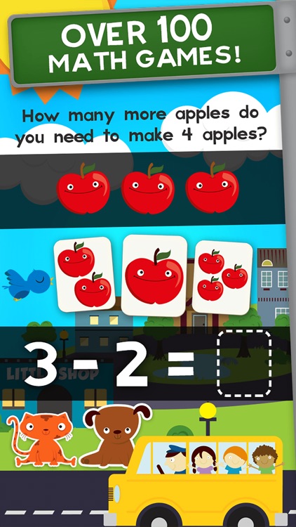 Animal Math Kindergarten Games screenshot-1