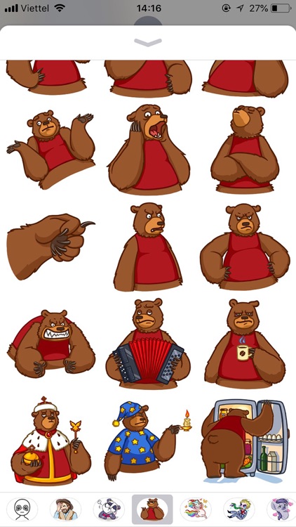 Cute Bear Pun Funny Stickers