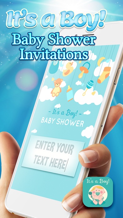 It S A Boy Baby Shower Invitations App Price Drops