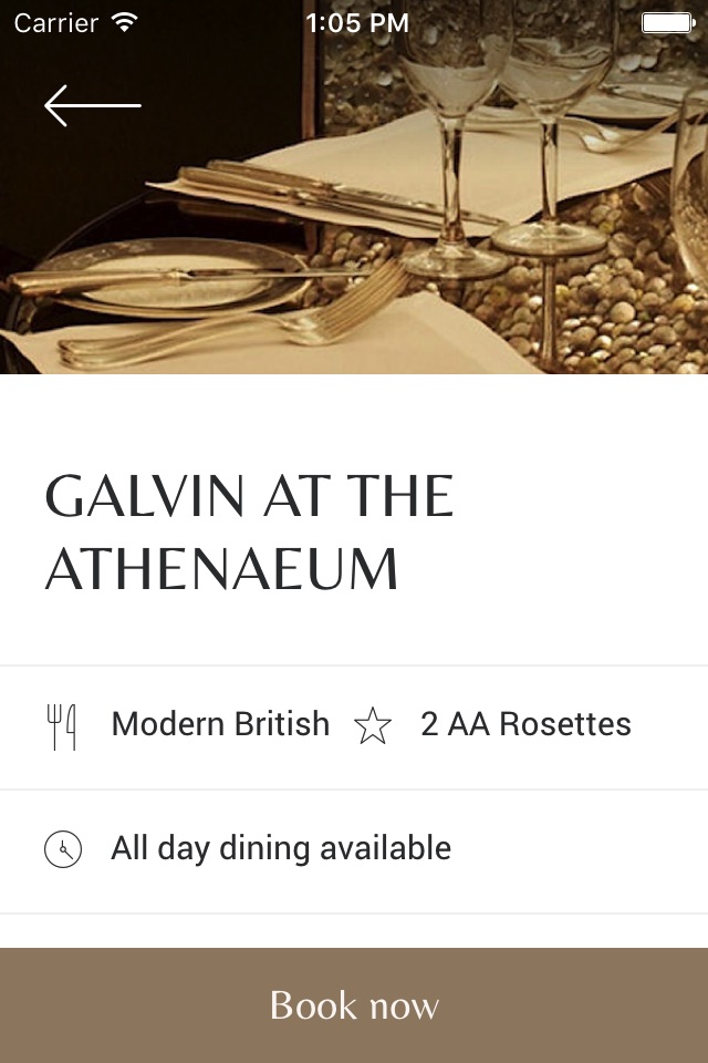 Luxury Restaurant Guide screenshot 2