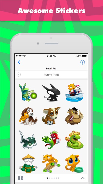 Funny Pets stickers by Pavel Pro