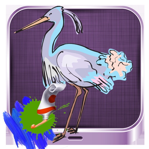 Animals - Bird Coloring Book Drawing for kids iOS App