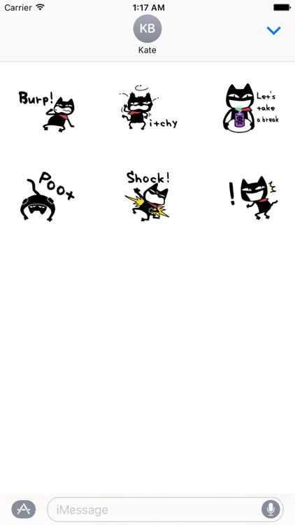 Mischief Black Cat Stickers