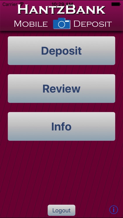 Hantz Bank Mobile Deposit