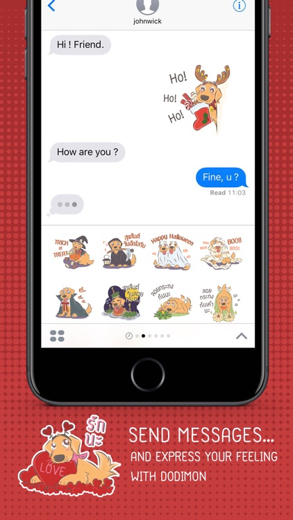 Dodimon V.3 Stickers for iMessage