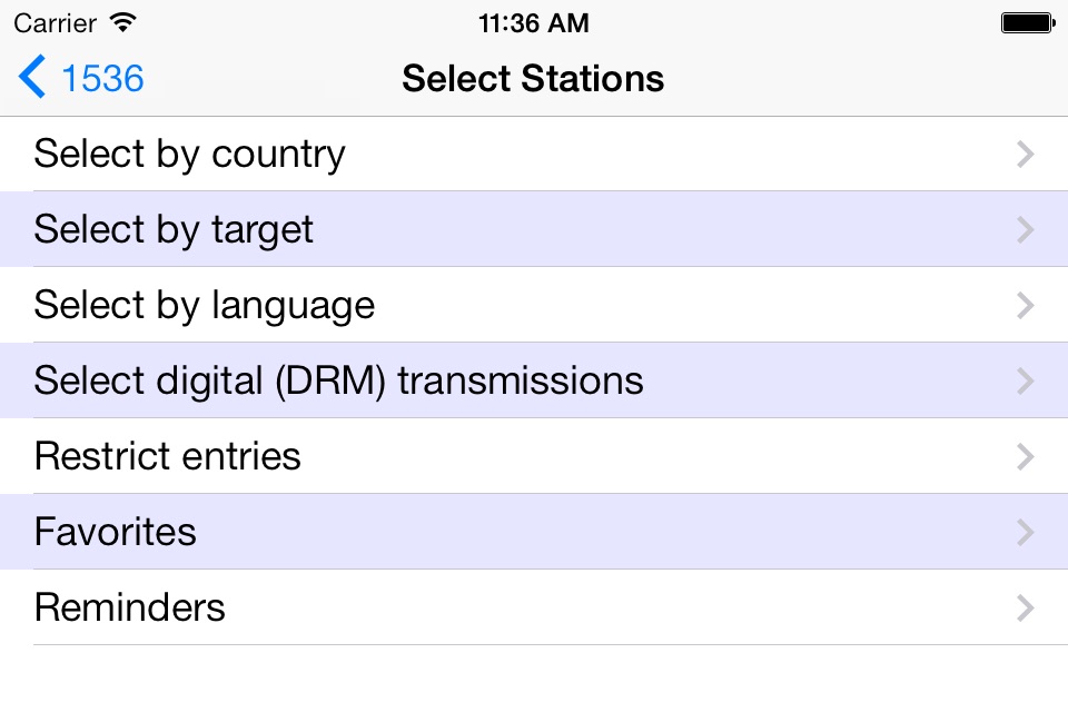 Shortwave Broadcast Schedules screenshot 3