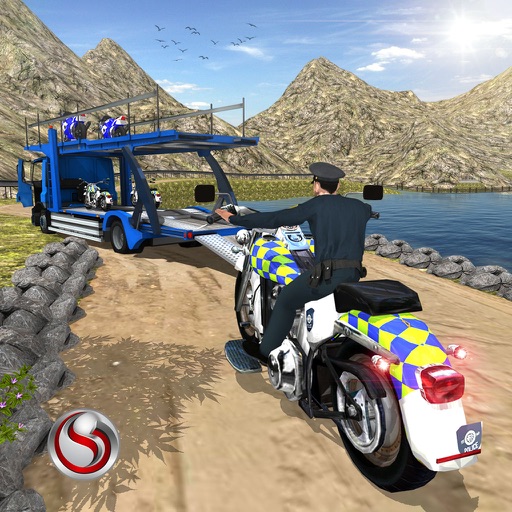 OffRoad Police Bike Transport Simulator icon