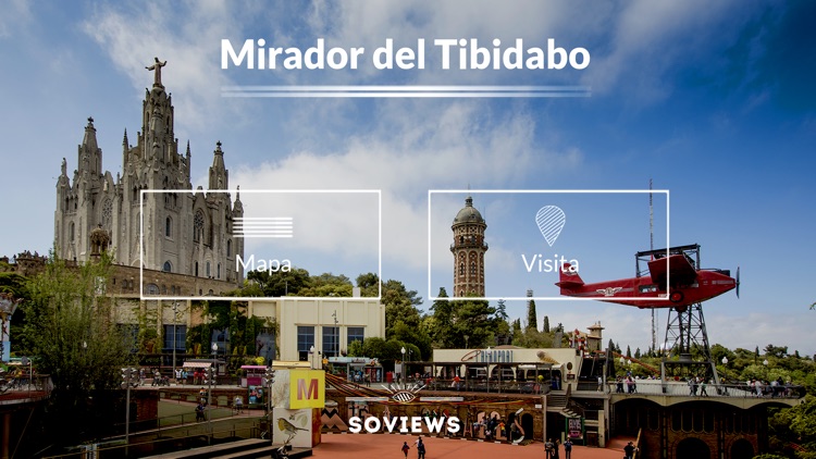 Lookout of Tibidabo in Barcelona