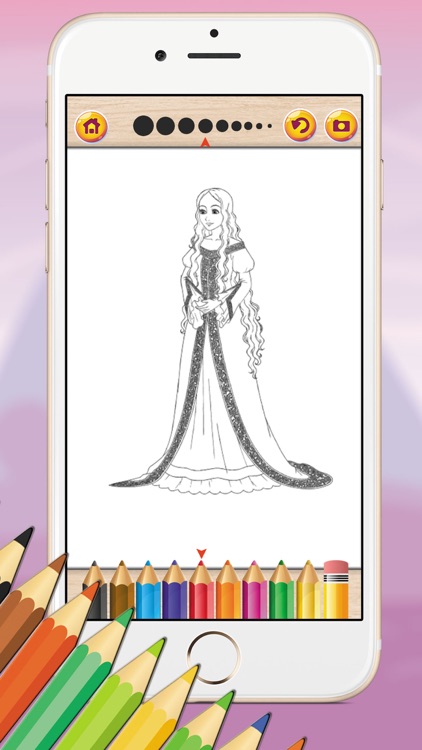 Fairy Tale Coloring Book Game for kids