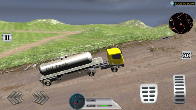 關閉道路石油運輸-卡車拖車駕駛 3D(圖1)-速報App