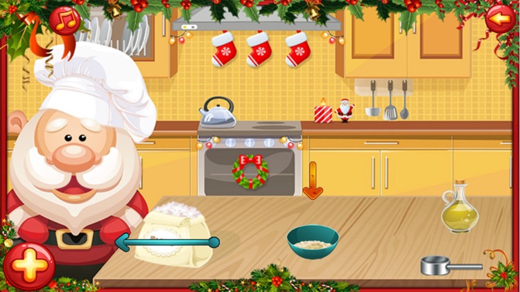 santa cooking and Maker dessert cake christmas screenshot-4