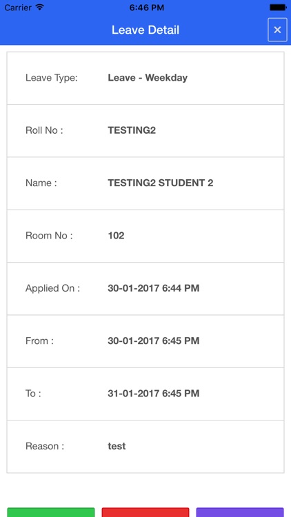 KCT Hostel App - Faculty screenshot-4