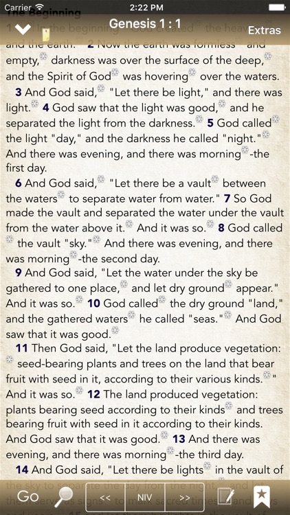 BibleScope with The Message and ERV