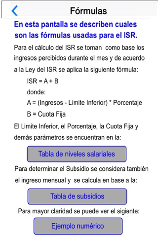 Calculadora del ISR screenshot 2