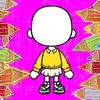 Glitter Toca Outfits Coloring