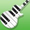 Real Band is a musical instrument application that allows you to play instruments like in a real band