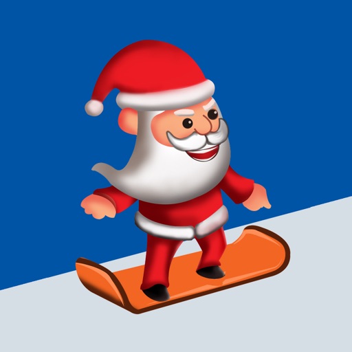 Santa Skater Jump Icon