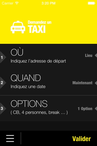 Taxis Jaunes screenshot 2