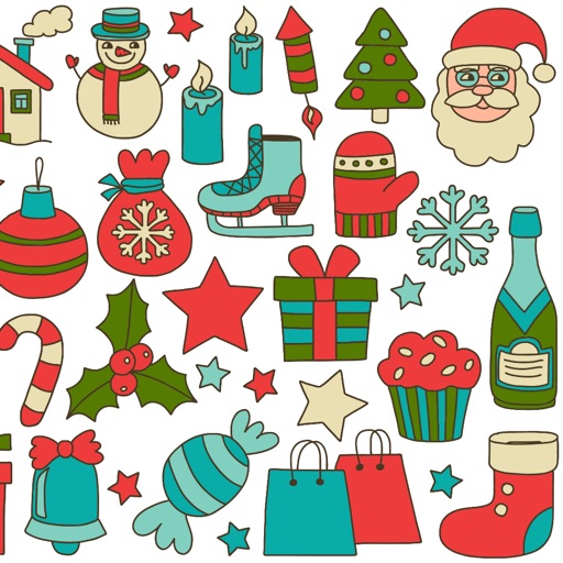 Christmas Doodle! Stickers iOS App