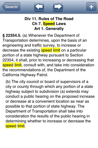 CA Vehicle Code 2023 screenshot 3