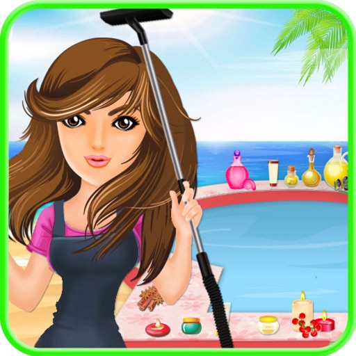 Spa Salon Room Cleaning Game Icon