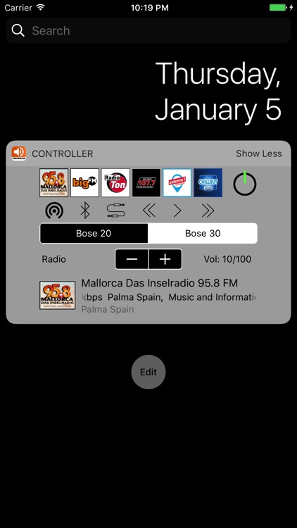 Controller for BOSE SoundTouch Systems
