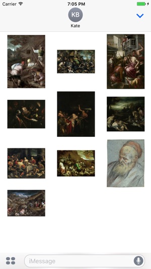 Jacopo Bassano Artworks Stickers(圖3)-速報App