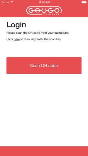 GaygoTickets Scan App