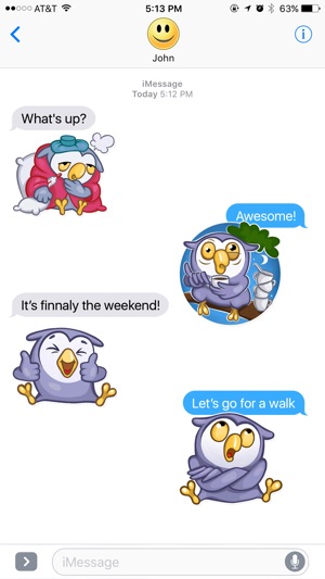 Little Funny Owlet Stickers(圖3)-速報App