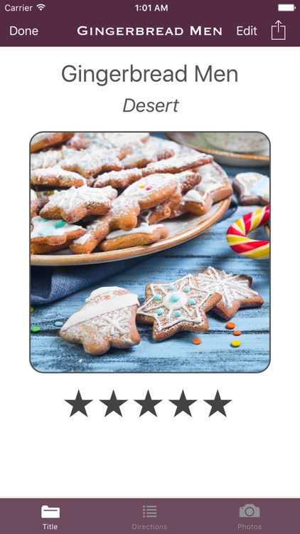 My Recipes List