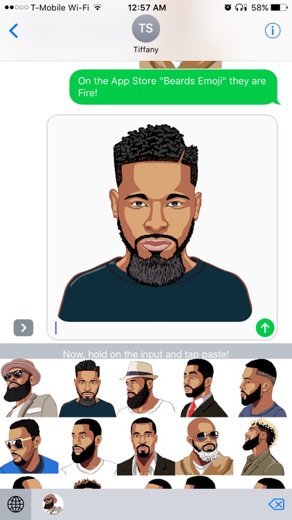 Beards Emoji - Premium Beard Emojis and Stickers