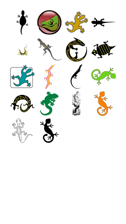 Lizards Two Sticker Pack