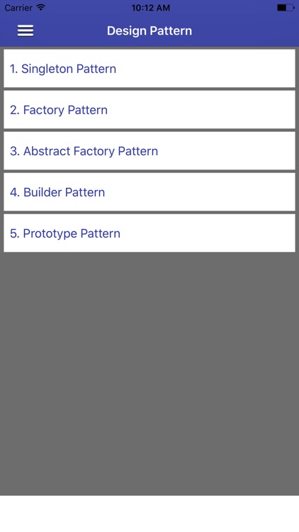 Design patterns in Java