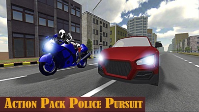 Motorbike Hot Pursuit :Extreme Police Chase Screenshot 1