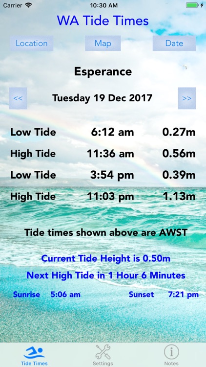 WA Tide Times
