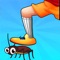 Funny rag-doll leg simulator puzzle game