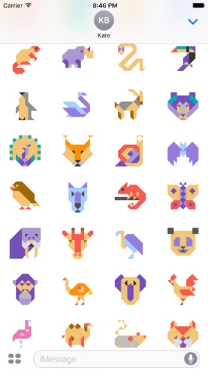 Pixel Animals. Stickers by PopAppFactory(圖2)-速報App