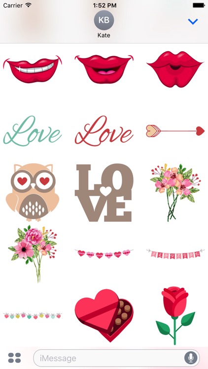 Love Stickers #1 for iMessage