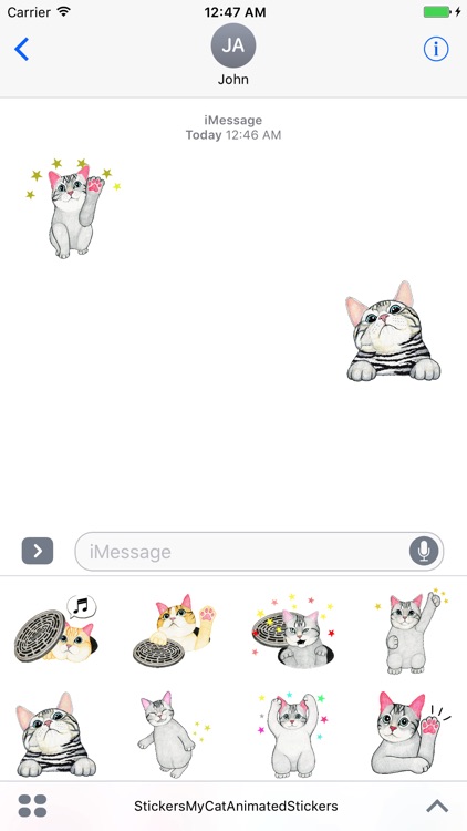 Stickers My Cat Animated Stickers screenshot-3