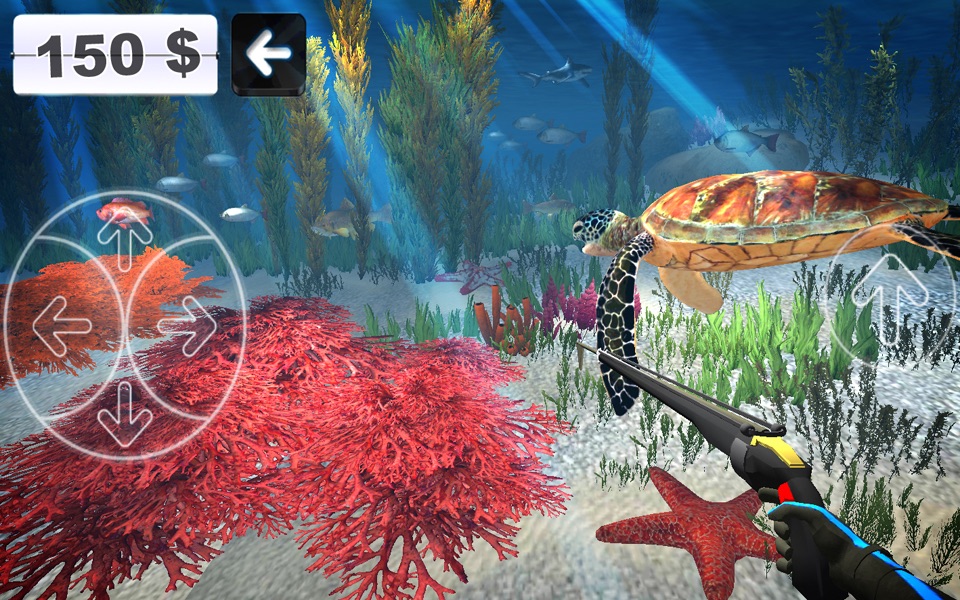 Hunter underwater spearfishing 3D screenshot 3