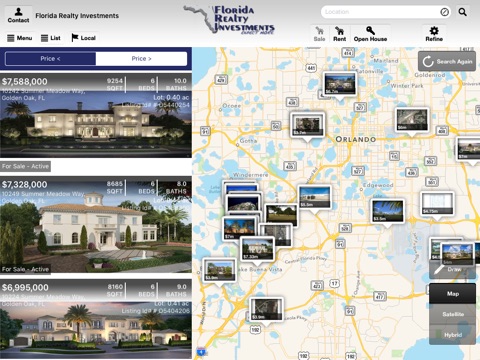 Florida Realty Investments for iPad screenshot 2