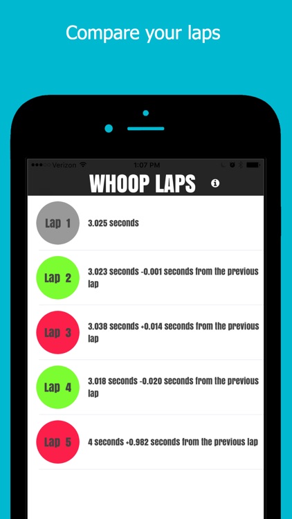 Whoop Laps - Motion activated lap timing system