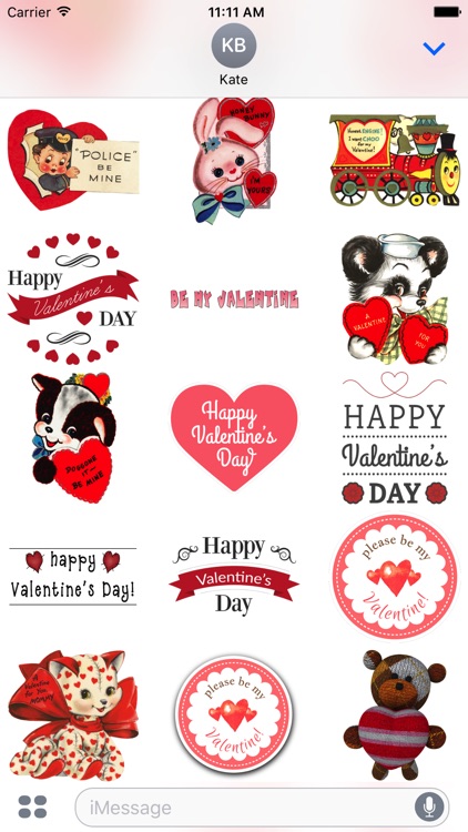 Valentine Stickers #1 for iMessage