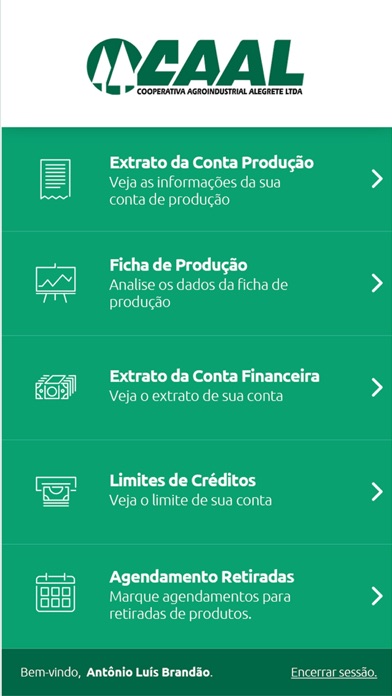 How to cancel & delete Caal - Portal do Produtor from iphone & ipad 1