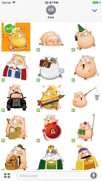 Hellowe Stickers: Piggy Kim